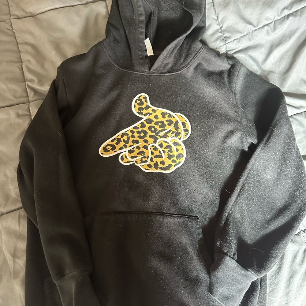 Crooks & Castles Hands Leopard Hoodie M